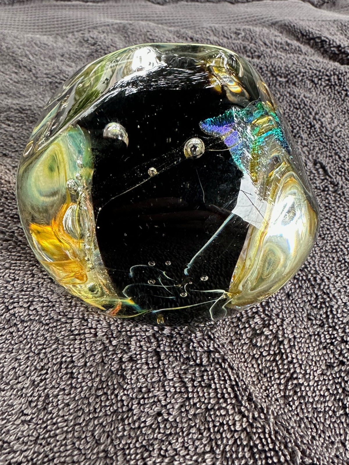 Cosmic Paperweight GES 2003 Glass Eye Studio eBay