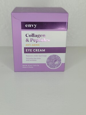 Envy Collagen & Peptides Face Serum & Face Cream  Duo ANTI-AGIN  1.69 oz SEALED 