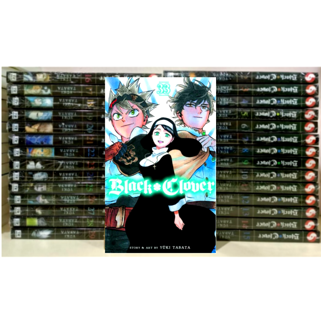 BLACK CLOVER Manga by Yuki Tabata English Version Set Volume 1-33