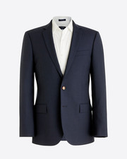 NWT- 44L-J.Crew Factory-Slim-fit Thompson suit jacket in Voyager wool - Navy