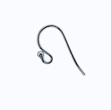 French Wire Earring Findings Hooks, Pure .925 Sterling Silver Wholesale Deal NEW