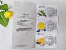 BareMinerals Poreless Collection 3x Sample Packs Cleanse Exfoliate Moisturize