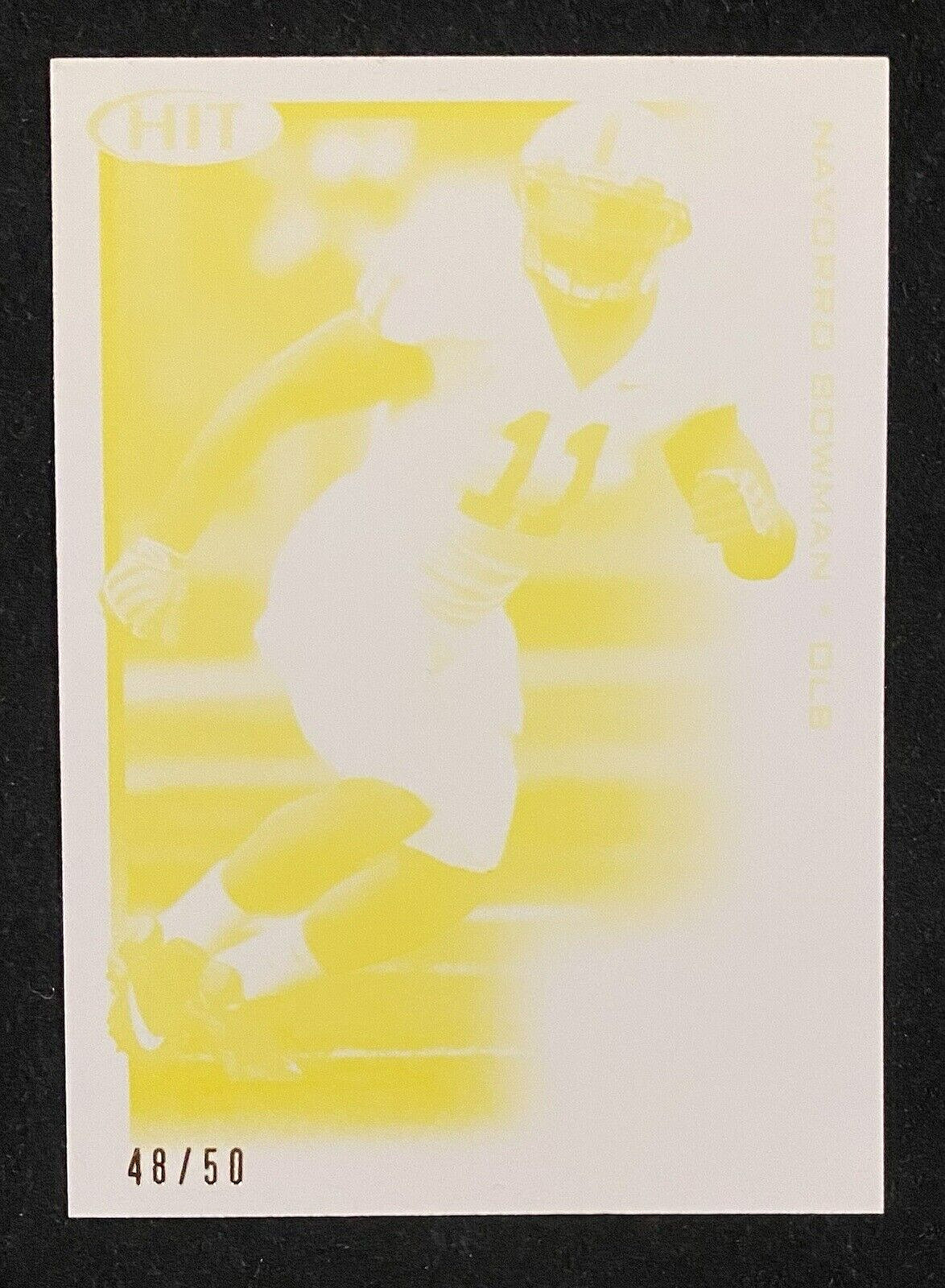 2010 SAGE HIT NaVorro Bowman #MR59 "Make Ready" YELLOW 48/50 !!!  PENN STATE