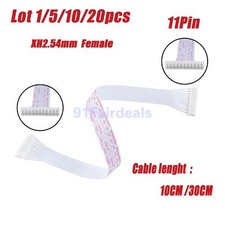 Lot JST-XH 11-Pin Pitch 2.54mm Cable Female to Female Connector Wire 10/30CM