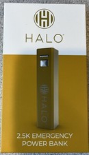 Halo 2.5K Emergency Power Bank USB-C Input, USB-A Output, LED Indicator