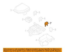 KIA OEM 14-25 Carnival Electrical Fuse Relay-Mini Fuse 1879005265