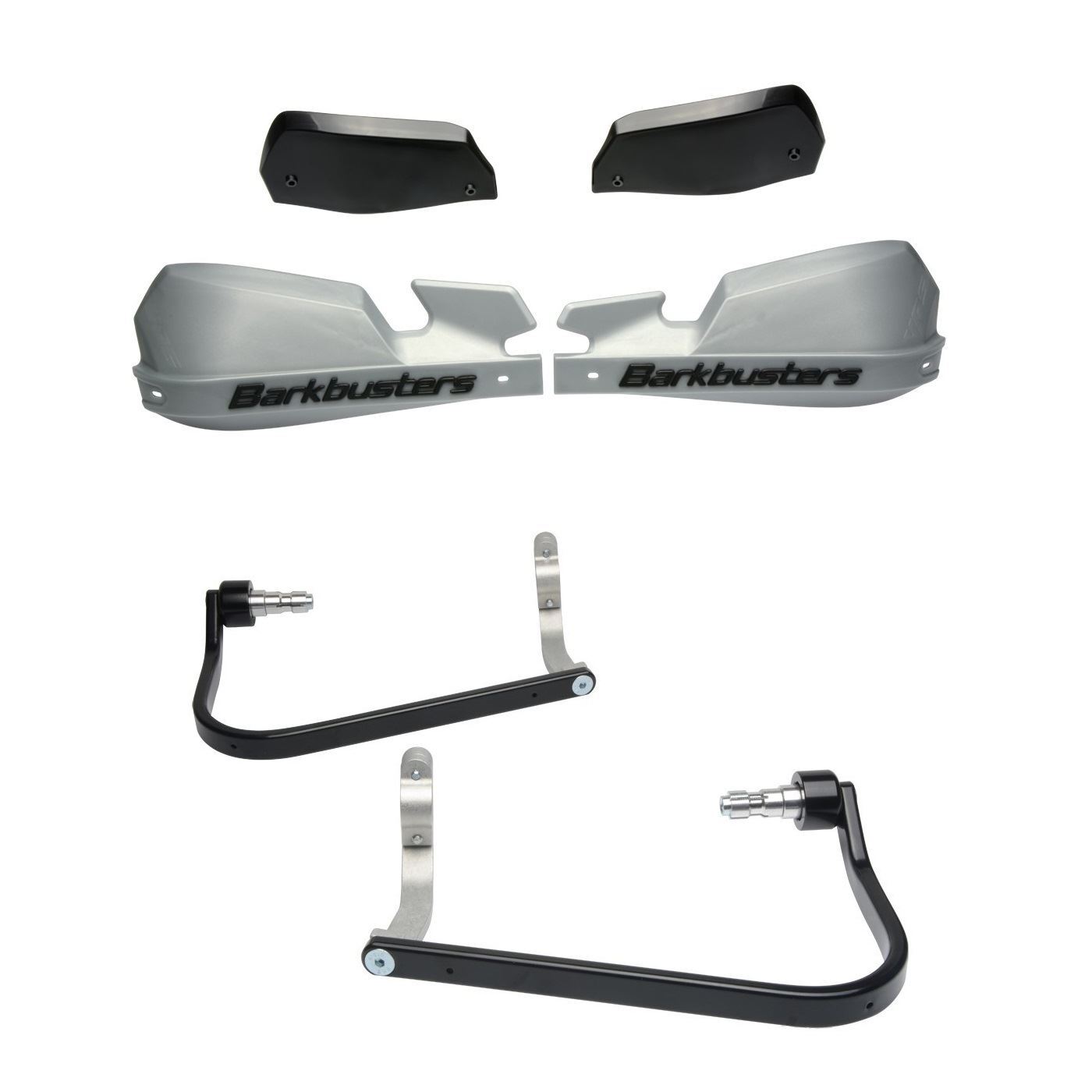 BarkBusters VPS Silver Handguard & Two Point Mount Honda CB500X 2016 - 2018
