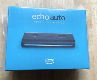 Amazon Echo Auto (1st gen) - Hands-free Alexa in your car with your phone NEW