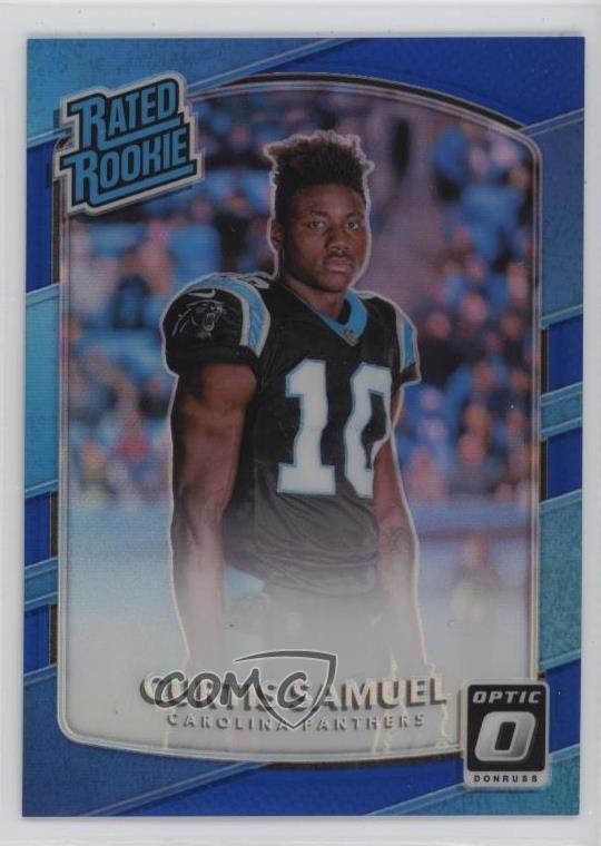 2017 Donruss Optic Rated Rookie Blue Prizm 47/149 Curtis Samuel #196 14ma