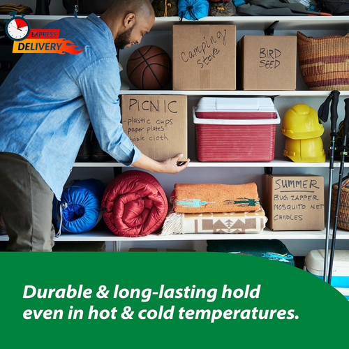 Ricariche Nastro da Imballaggio Trasparente Duck HD - 6 Rotoli di Nastro da Imballaggio Resistente Forte f - Foto 3 di 8