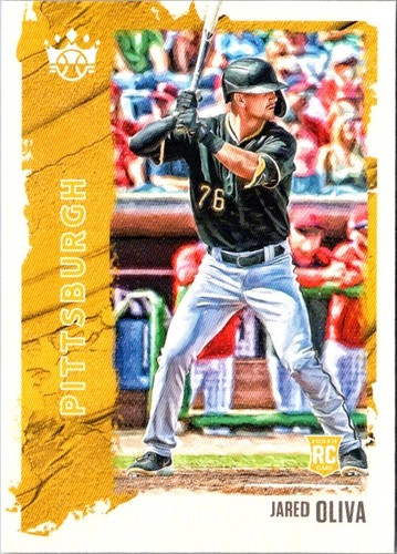 2021 Panini Diamond Kings Jared Oliva #148 Pittsburgh Pirates Baseball Card