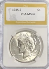 1935 S PEACE "MS/BU GRADE"-BEAUTIFUL COLOR, REV IS INCREDIBLE, LOOK CLOSELY 💥✅