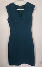 J. Crew Dress Teal Green Size 000 Sheath Dress Dark Teal Green