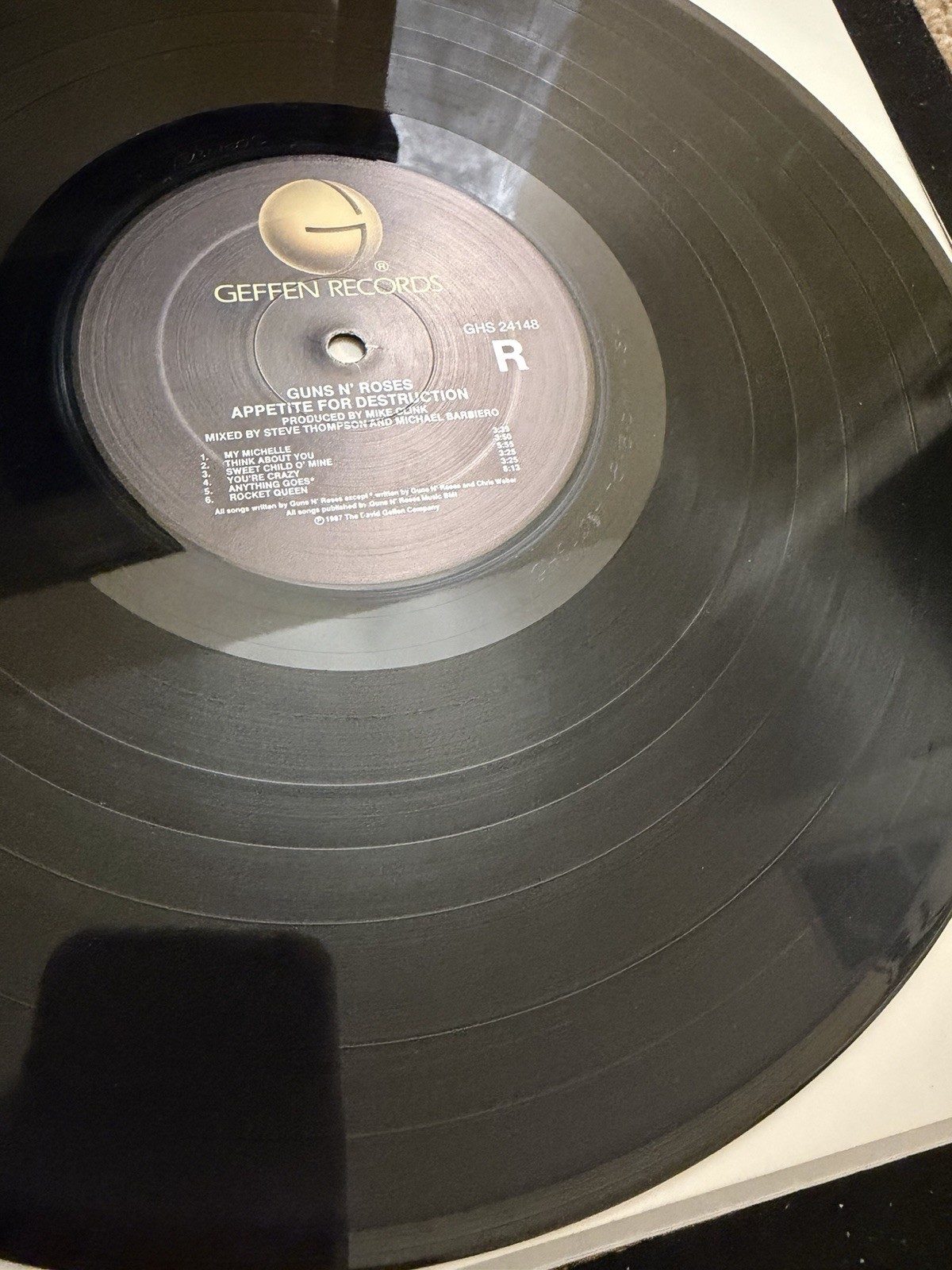 Guns N' Roses Appetite for Destruction '87 LP | 12