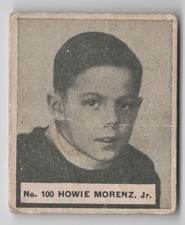 1937-38 ORLD WIDE GUM HOCKEY HOWIE MORENZ JR