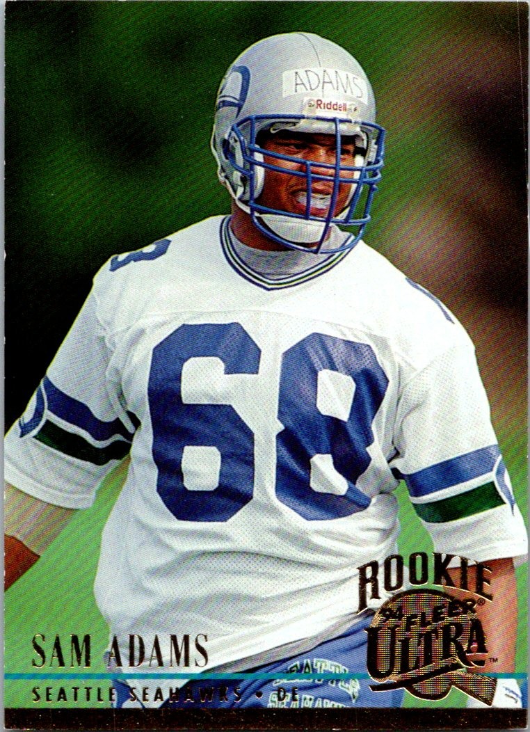 Sam Adams 1994 Ultra #286 Rookie Seattle Seahawks