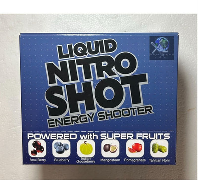Platinum Lifestyles X4 Life Liquid Nitro Shot Energy Drink, Super Fruits Blend