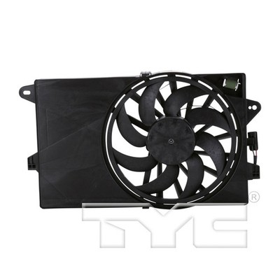 TYC Cooling Fan Assembly for Fiat 500 2012-2019 Type 1 OEM # 68073673AA