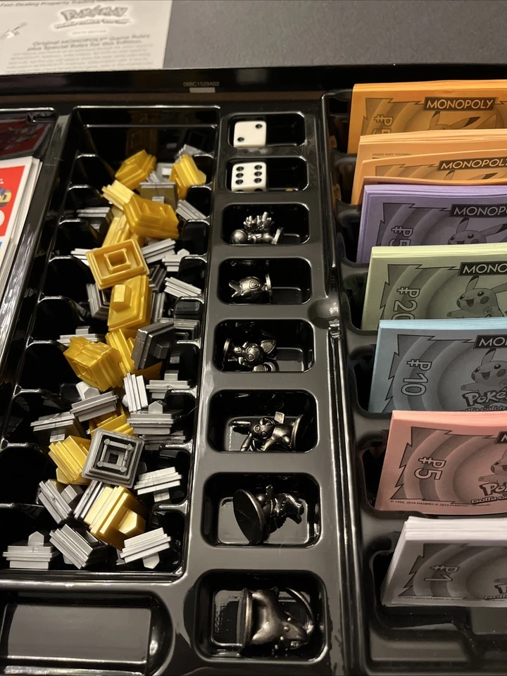 Monopoly Pokemon Johto Edition (Hasbro, 2016) Board Game 100% Complete - Image 4 of 4