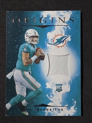 2020 Panini Origins - Rookie Patches Tua Tagovailoa #RP-2 /199 * Error 1/1 *