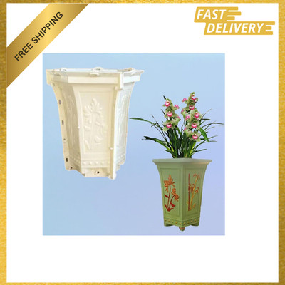Hexagonal Cement Flower Pot Mold Concrete Planter Moulds for DIY Garden