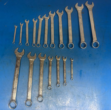 Silverline Combination Spanner Set Imperial and metric