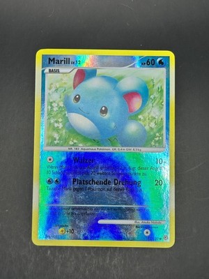 Marill 88/130 Common Diamond & Pearl Pokemon Reverse Holo Lightly Played