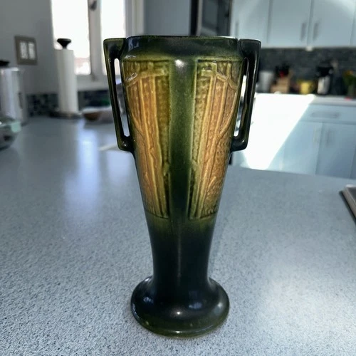 Red Wing Rumrill Older Vase 163 Art Pottery