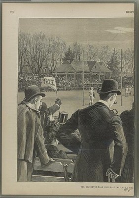 Photo:The Princeton-Yale foot-ball match at the Berkeley Oval