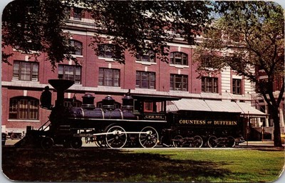 Countess of Dufferin Railroad Locomotive Steam Engine Canada  Postcard