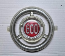 FREGIO MASCHERINA ANTERIORE FIAT 600 D-MULTIPLA  EPOCA IN PLASTICA METALLIZZATA