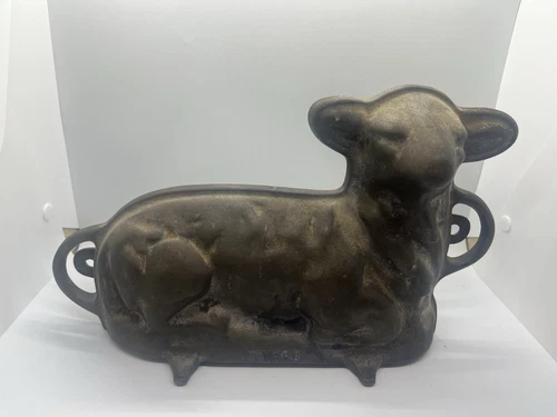 Griswold Cast Iron Lamb Cake Mold 866 Collectible Cool!