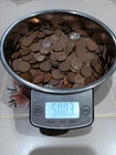 Lincoln Wheat pennies  5 lbs Pounds Circulated Bulk Lot G