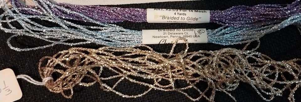 Sampler lot of novelty threads needlepoint/embroidery - Image 2 of 4