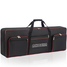 AKOZLIN Electric Piano Keyboard Case Keyboard Gig Bag 49 Key with Adjustable ...