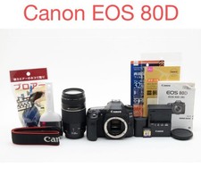 Canon EOS 80D Digital Camera with 75-300mm Lens Set Excellent Condition