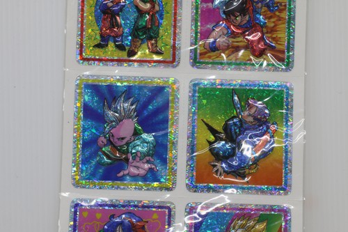 Dragon Ball Z Holographic Stickers 1 Set 6 Sticker PCS Puffy 3D Anime DBZ NEW - Picture 3 of 5