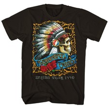 Grateful Dead Spring Tour 1990 Mens T Shirt Music Classic Band Tee New Black