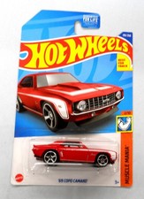 HOT WHEELS 69 COPO CAMARO RED COLOR & WHEEL VARIATION