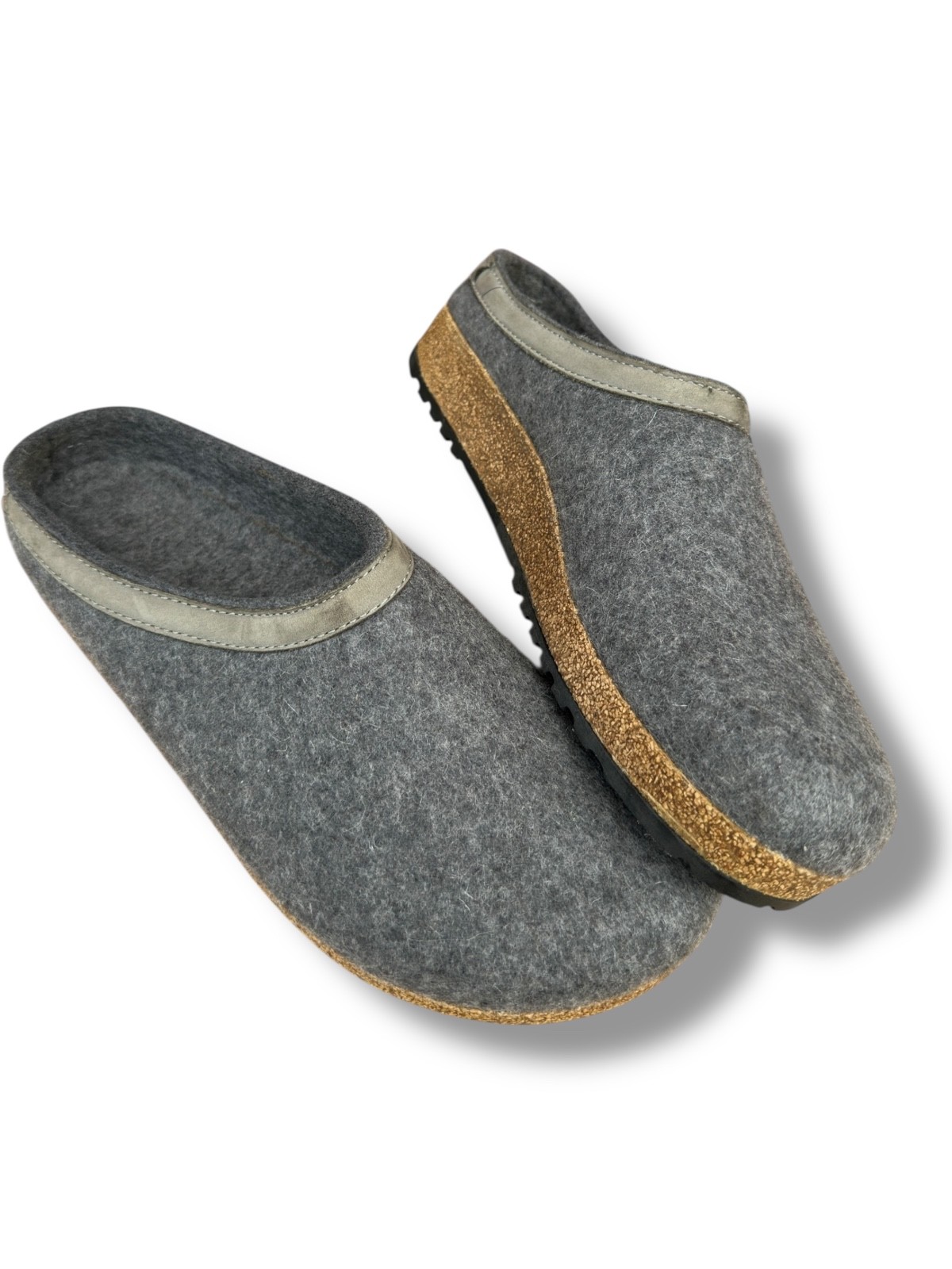 SAOLA Pantofole Haflinger suola in sughero Mules caldi minimalisti uomo taglia 42