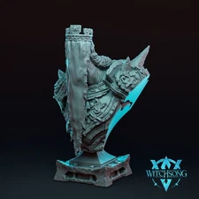 Tabletop Resin Model – Witchsong Faceless King - Unpainted - D&D - 110MM
