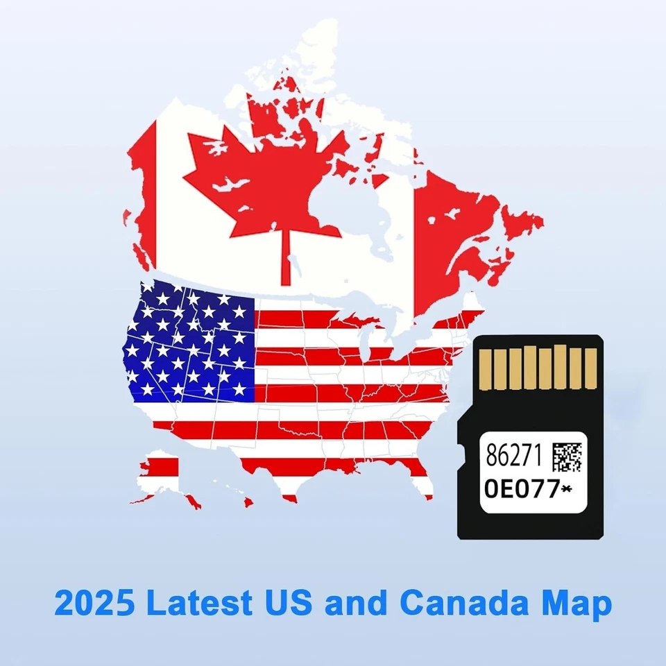 🔥2025 Mapas Actualizados 86271 0E077 Navegación GPS Tarjeta SD Para Toyota Prius 4 Runner Foto 2 de 4