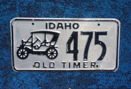 1960's Idaho OLD TIMER License Plate Antique Historic Auto # 475