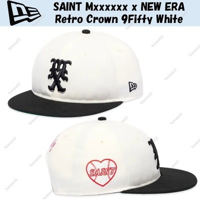 帽子 NEW ERA x SAINT Mxxxxxx Retro Crown SAINT Mxxxxxx x NEW ERA Retro Crown 9Fifty White | eBay