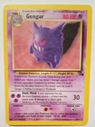 POKEMON CARD VINTAGE GENGAR  CARD 20/62 GOOD CONDITION