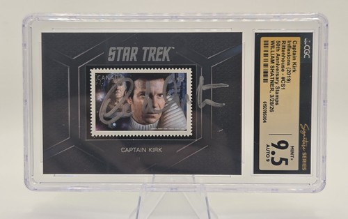 2019 Rittenhouse Star Trek Inflexions #CS1 William Shatner Signed CGC 9.5 Auto 9