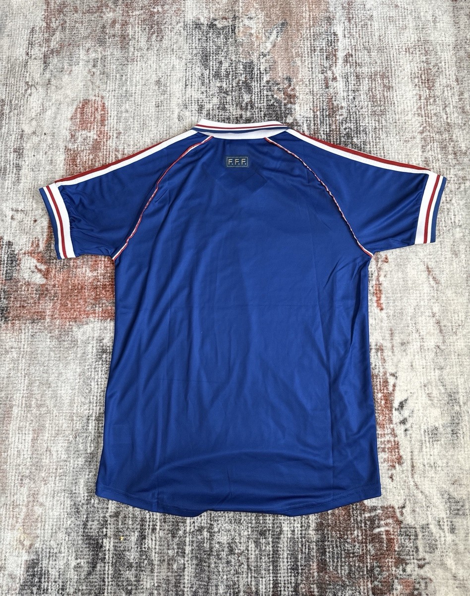France 1998 World Cup Home Retro Soccer Jersey Adidas Vintage