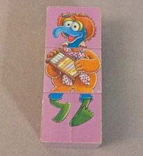 Vintage Muppets 1993 Twist Cube Puzzle - 1990s Kermit Piggy Fozzie Gonzo Target