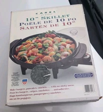 Carel By Dazey 10" Skillet New Open Box Old Stock Rare Cooking Non Stick