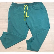 FIGS Zamora Jogger Scrub Pants teal size 4XL